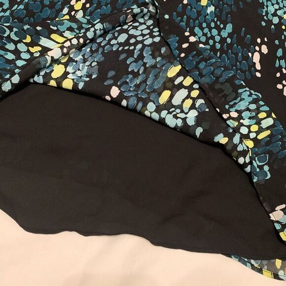 Torrid 4 4X Sophie Chiffon Swing Cami lined tank top adjustable strap abstract - Picture 9 of 11